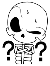 Daily life of the skeleton sticker #3017866