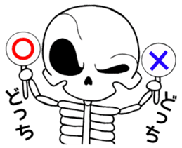 Daily life of the skeleton sticker #3017880