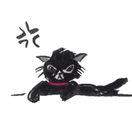 Daily life of a cat sticker sticker #3018096