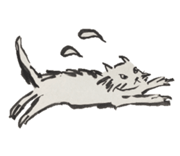 Daily life of a cat sticker sticker #3018110