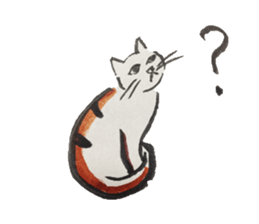 Daily life of a cat sticker sticker #3018116