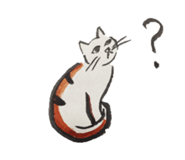 Daily life of a cat sticker sticker #3018116