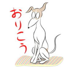 mill the whippet sticker #3018310