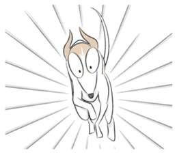 mill the whippet sticker #3018321