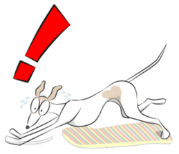 mill the whippet sticker #3018322