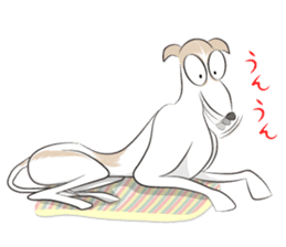 mill the whippet sticker #3018326