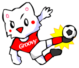 Commonly Used Word T-Shirt Wearing Cat 6 sticker #3018771