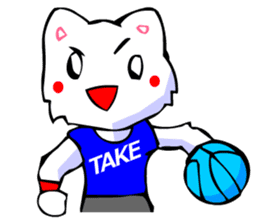 Commonly Used Word T-Shirt Wearing Cat 6 sticker #3018778