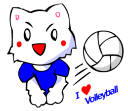 Commonly Used Word T-Shirt Wearing Cat 6 sticker #3018783