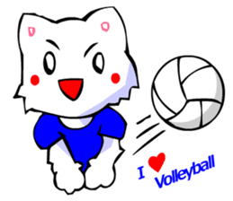 Commonly Used Word T-Shirt Wearing Cat 6 sticker #3018783