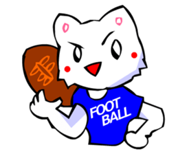 Commonly Used Word T-Shirt Wearing Cat 6 sticker #3018785