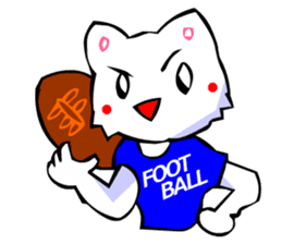 Commonly Used Word T-Shirt Wearing Cat 6 sticker #3018785