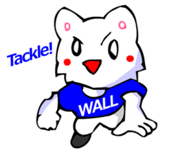 Commonly Used Word T-Shirt Wearing Cat 6 sticker #3018786