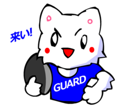 Commonly Used Word T-Shirt Wearing Cat 6 sticker #3018789