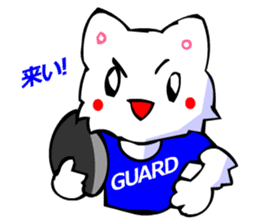 Commonly Used Word T-Shirt Wearing Cat 6 sticker #3018789