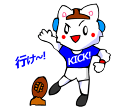 Commonly Used Word T-Shirt Wearing Cat 6 sticker #3018790