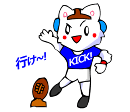 Commonly Used Word T-Shirt Wearing Cat 6 sticker #3018790