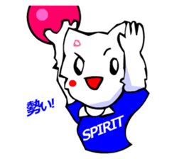 Commonly Used Word T-Shirt Wearing Cat 6 sticker #3018801