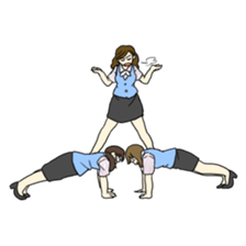 Amazing Gym Formation! sticker #3019639