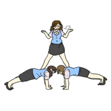 Amazing Gym Formation! sticker #3019639