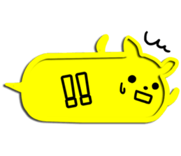 Balloon of  the animal sticker #3019800