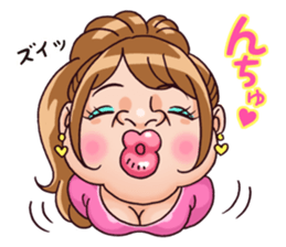 Pretty ugly Girls talk sticker #3019820