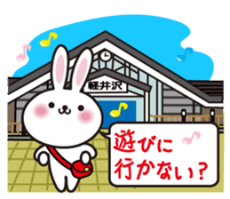 Mottled Nagano valve. Nagano of rabbit sticker #3021043