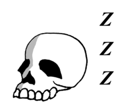 Narration of a skeleton sticker #3021625