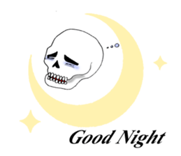 Narration of a skeleton sticker #3021639