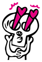 kawaii skull sticker #3022236