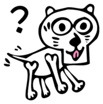 kawaii skull sticker #3022240