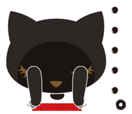 Osumashi pooh chan Negative sticker #3022256