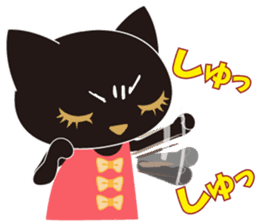 Osumashi pooh chan Negative sticker #3022264