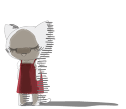 Osumashi pooh chan Negative sticker #3022272