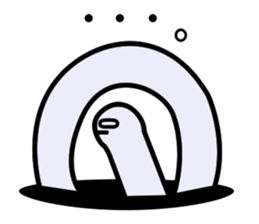 crazy spotted garden eel sticker #3022426