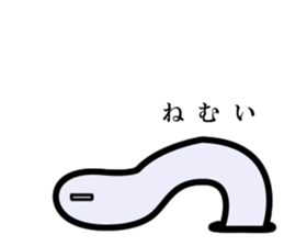 crazy spotted garden eel sticker #3022428