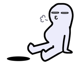 crazy spotted garden eel sticker #3022438