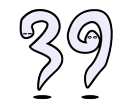 crazy spotted garden eel sticker #3022439