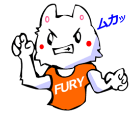 Commonly Used Word T-Shirt Wearing Cat 2 sticker #3022530