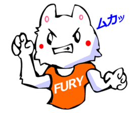 Commonly Used Word T-Shirt Wearing Cat 2 sticker #3022530