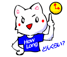 Commonly Used Word T-Shirt Wearing Cat 2 sticker #3022538