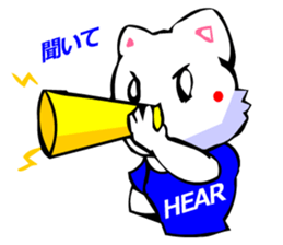 Commonly Used Word T-Shirt Wearing Cat 2 sticker #3022551