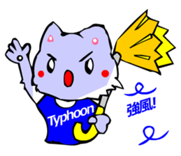 Commonly Used Word T-Shirt Wearing Cat 3 sticker #3022612