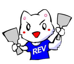 Commonly Used Word T-Shirt Wearing Cat 3 sticker #3022618