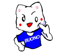 Commonly Used Word T-Shirt Wearing Cat 3 sticker #3022622