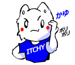 Commonly Used Word T-Shirt Wearing Cat 3 sticker #3022633