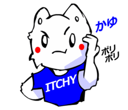 Commonly Used Word T-Shirt Wearing Cat 3 sticker #3022633