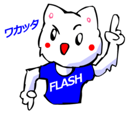 Commonly Used Word T-Shirt Wearing Cat 3 sticker #3022638