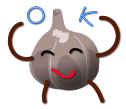 Black garlic kurochan sticker #3023004