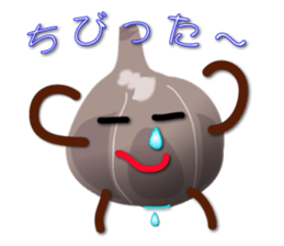 Black garlic kurochan sticker #3023005